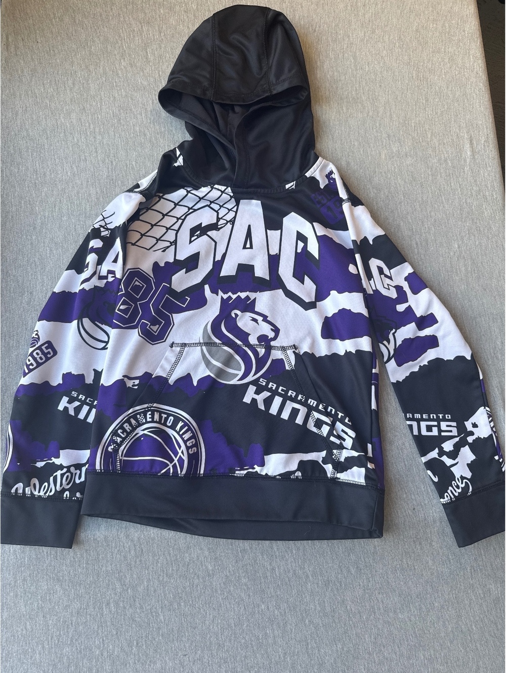Youth Sacramento Kings hoodie oversize hoodie size small
